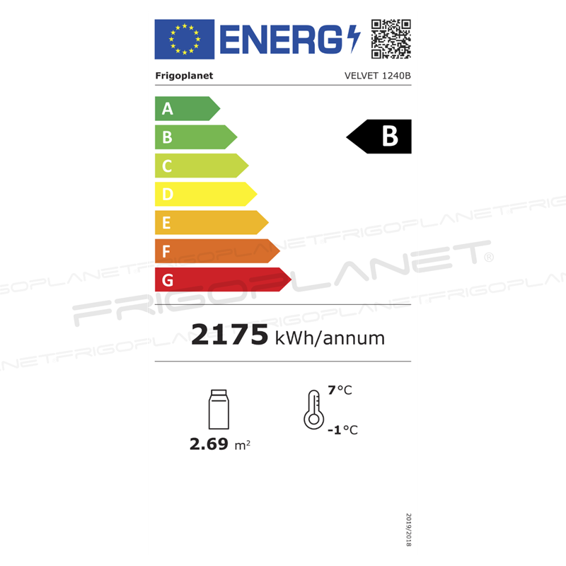Energy Label, VELVET 1240B