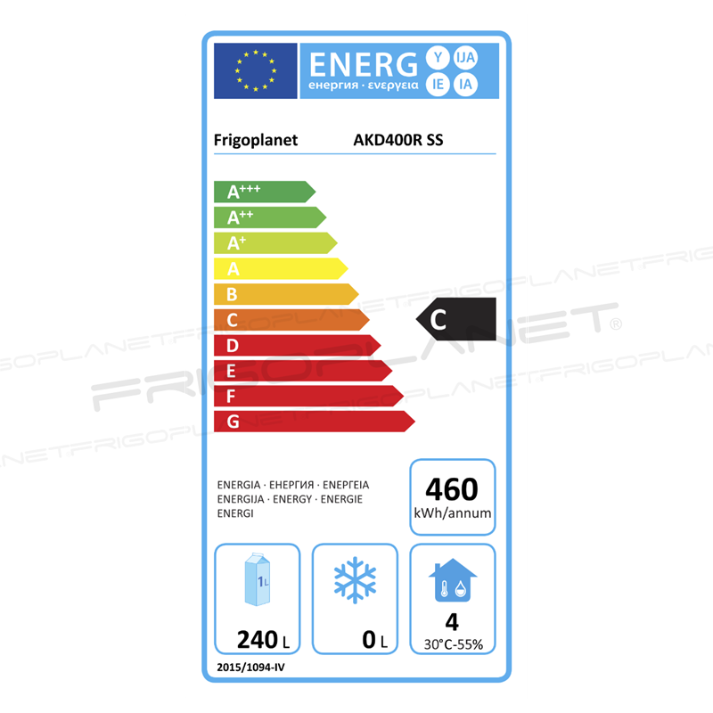 Energy Label, AKD400R SS